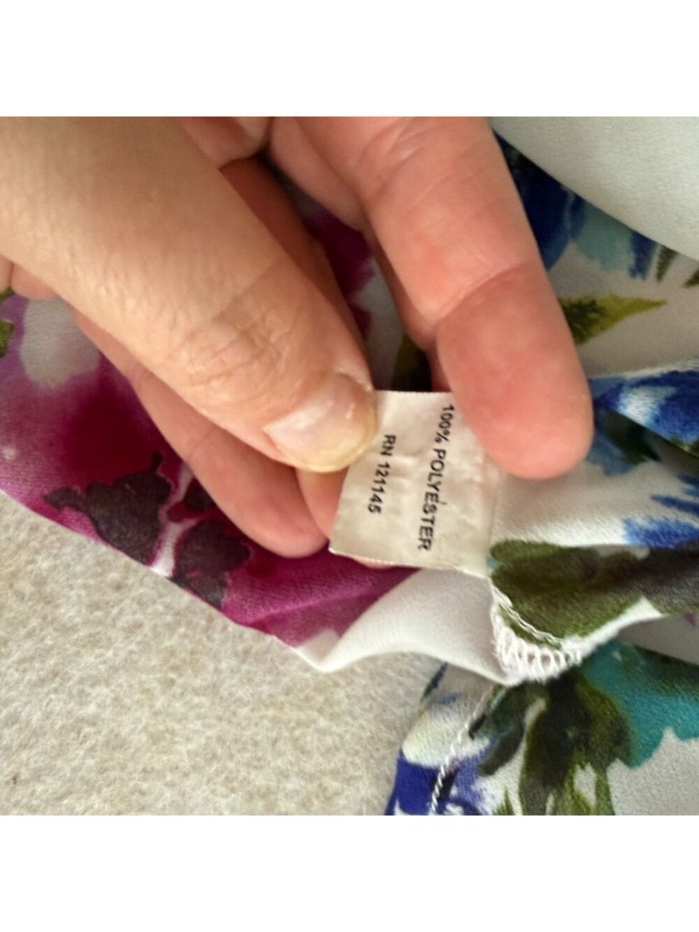 Paradigma Floral Kimono Womens XL Sheer Duster Open Front Boho Lightweight 1025 - Picture 4 of 5